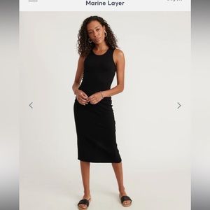 Lexi Daytime Midi Dress in Black